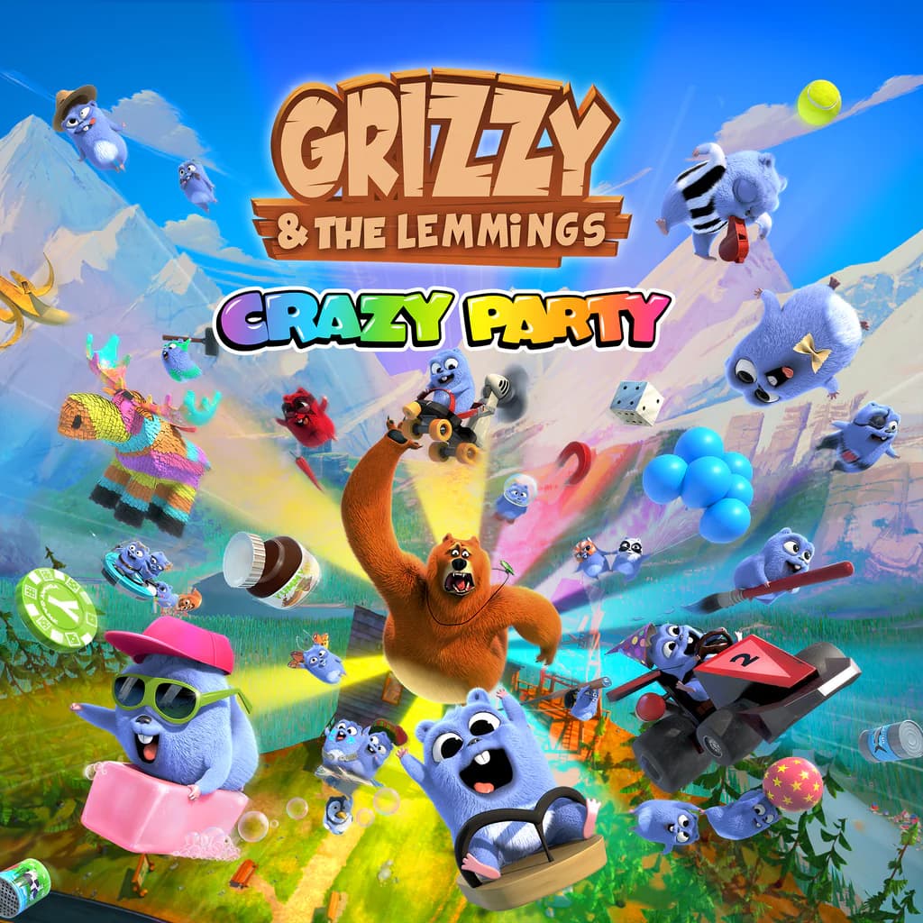 Grizzy and the Lemmings - Crazy Party — PS4/PS5 India — Purchase Assistance