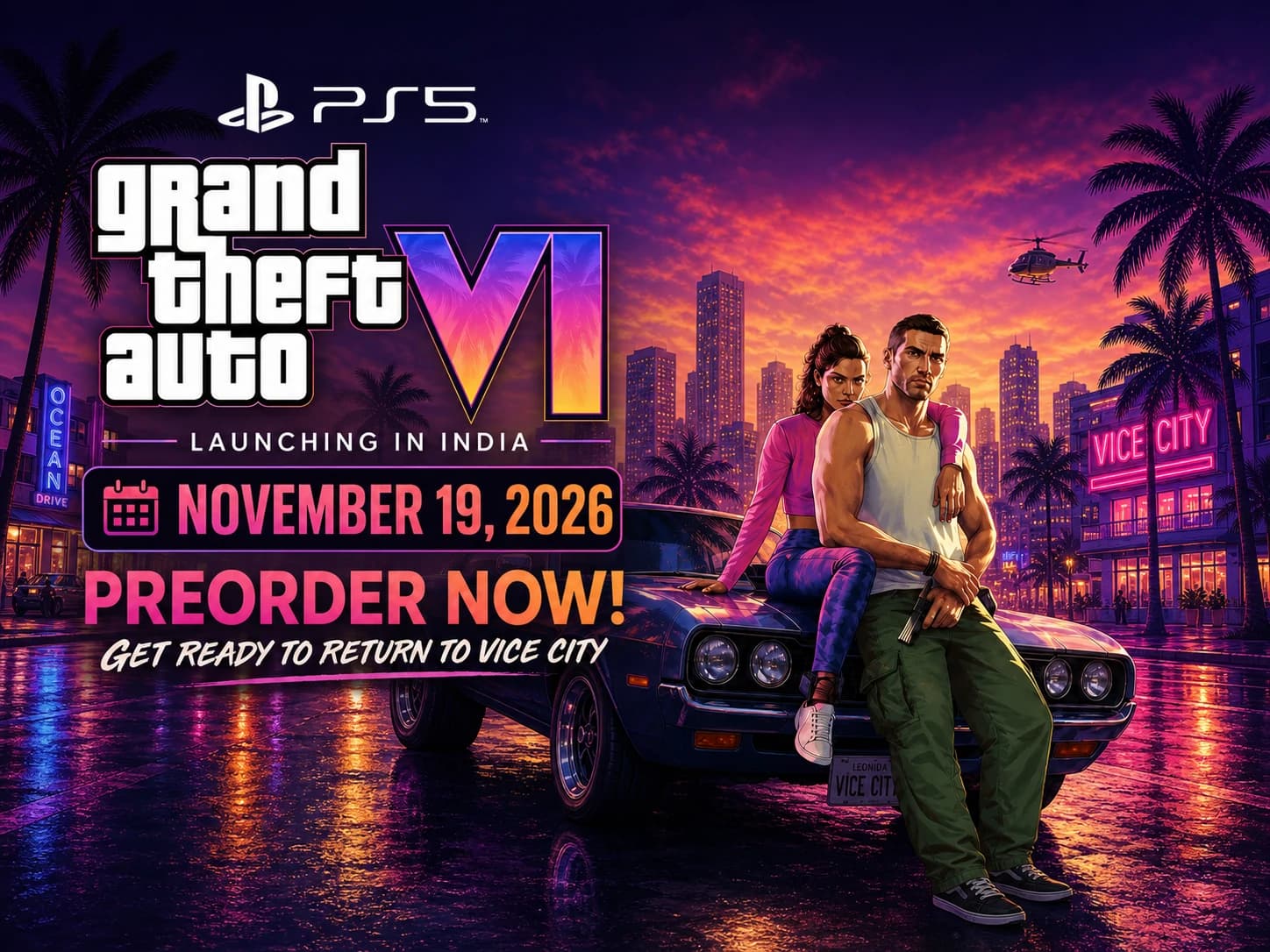 Grand Theft Auto VI (GTA 6) India Pre-order